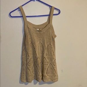 Knit tank top
